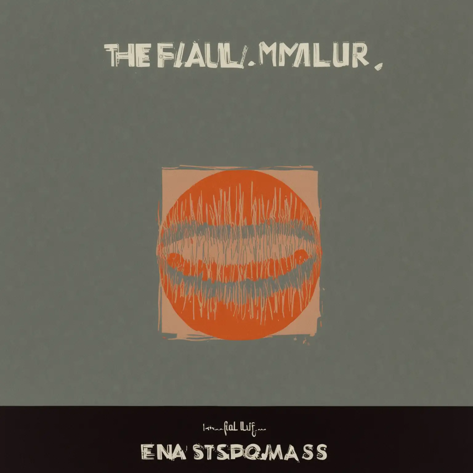 Genera la portada de un single titulado 'The failure', en relación al fracaso de una relación amorosa, con el estilo de Saul Bass