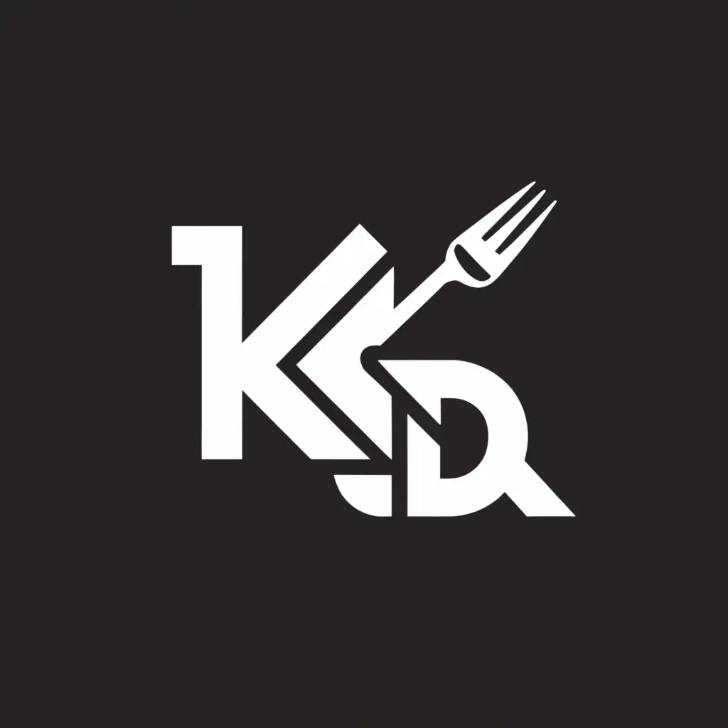 a logo design,with the text "KDR", main symbol:Food,complex,be used in Restaurant industry,clear background