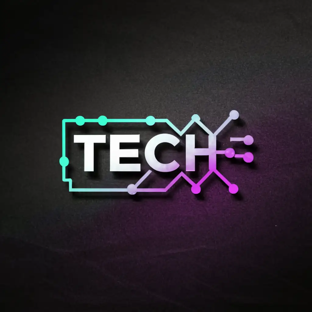 a logo design,with the text "Tech New", main symbol:Technology ,Moderate,be used in Internet industry,clear background
