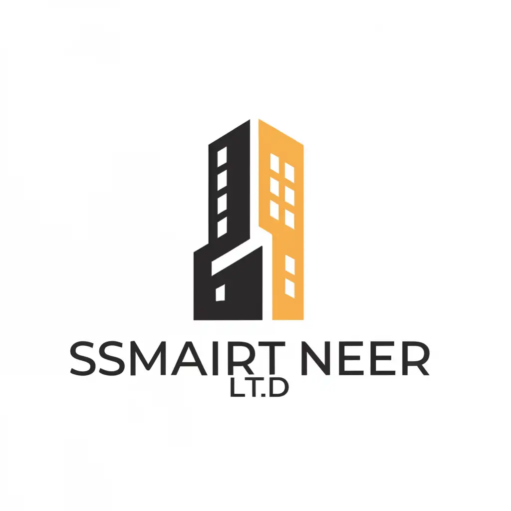 a logo design,with the text "SMART NEER LTD.", main symbol:bulding, house,Moderate,clear background