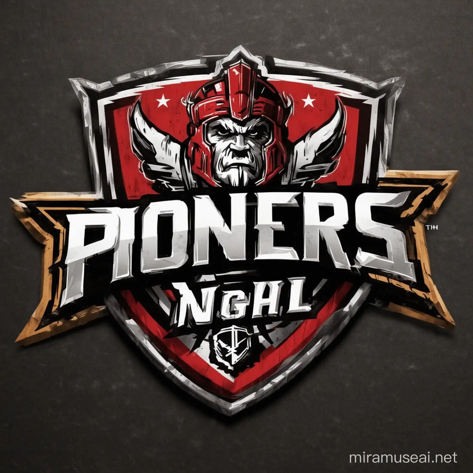 Utah Pioneers NHL Logo Hockey Team Emblem with Western Frontier Spirit