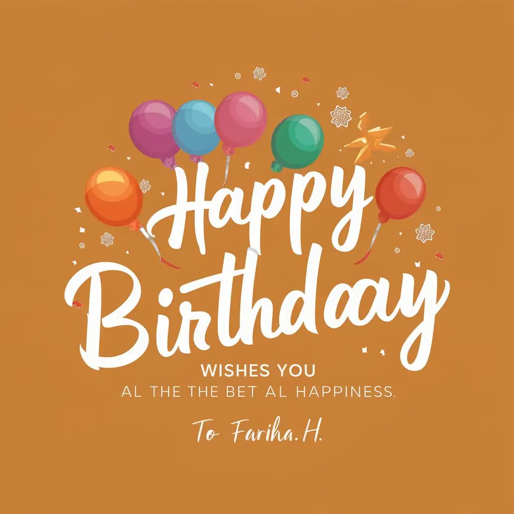 LOGO-Design-for-FarihaHs-Birthday-Joyful-Typography-Celebration-on-12th-April