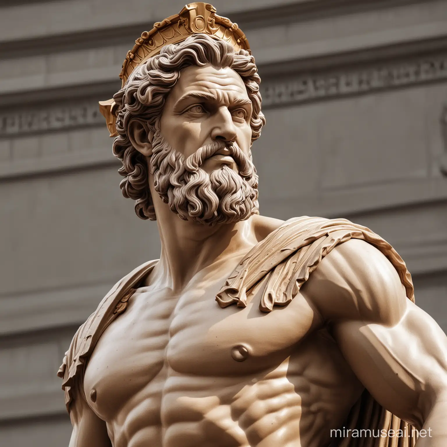 greek gods statue for crypto trader 