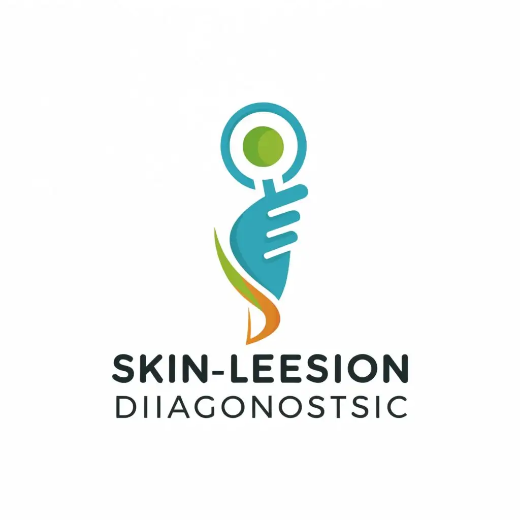a logo design,with the text "SkinLesionDiagnostic", main symbol:arm,Minimalistic,be used in Medical Dental industry,clear background