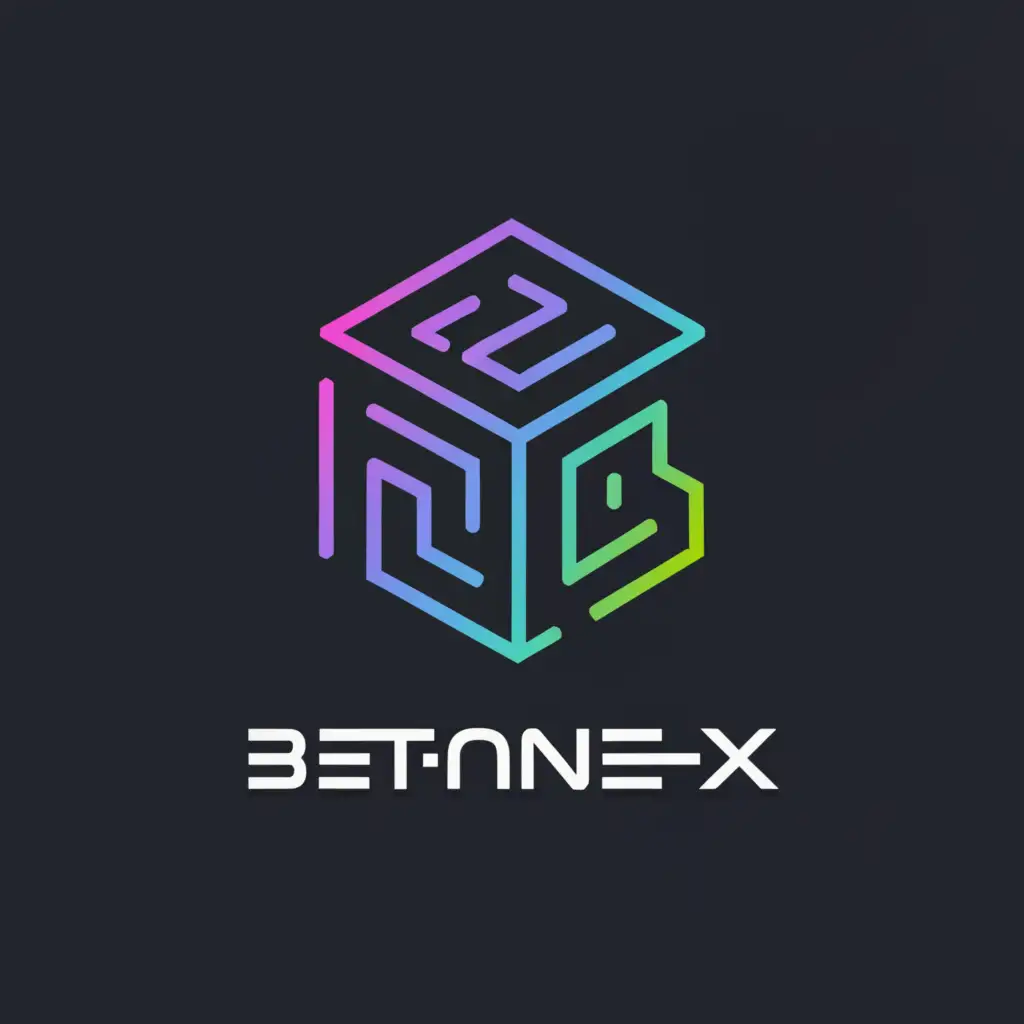 a logo design,with the text "Betindex", main symbol:3d cube,Moderate,clear background