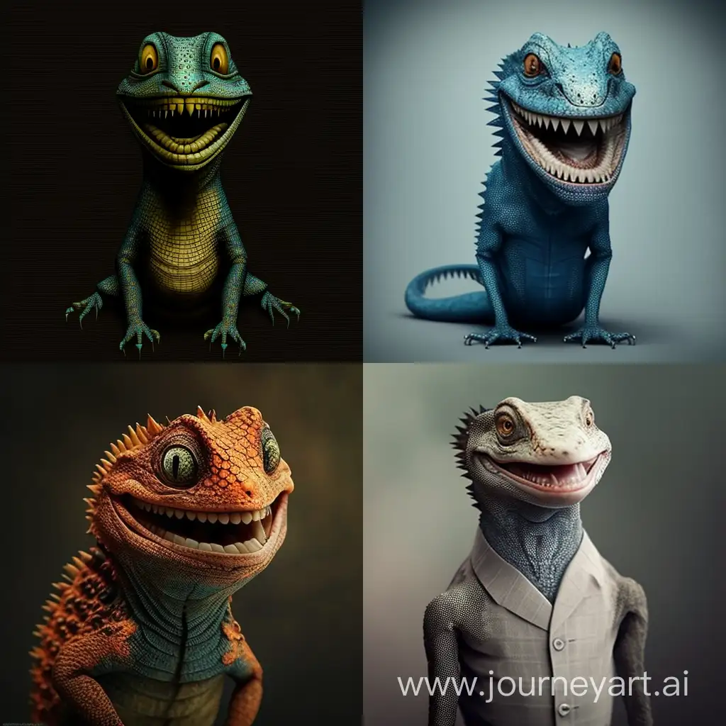 Pixel-Art-Smiling-Lizard-in-Full-Height