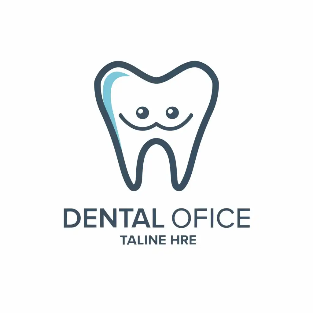 a logo design,with the text "dental office", main symbol:Create a logo for your dental office that exudes professionalism, confidence and comfort. Include symbols related to dentistry, such as teeth, dental instruments or a smile. The logo should be modern and clean, with clearly identifiable elements that reflect attention to health and smile aesthetics.,Moderate,be used in Medical Dental industry,clear background