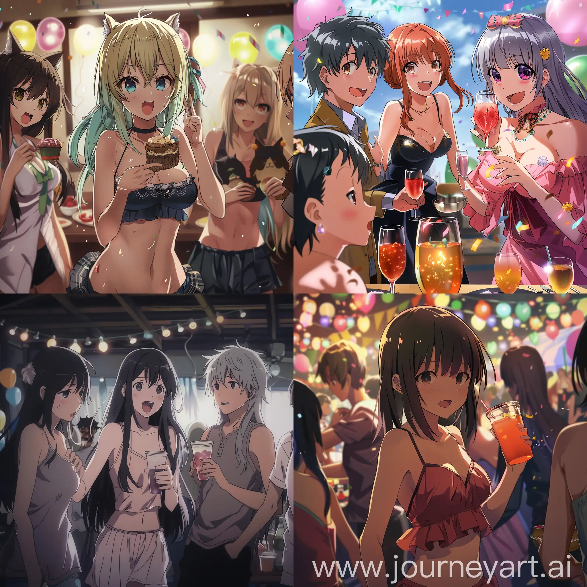 Anime-Party-with-Vibrant-Atmosphere