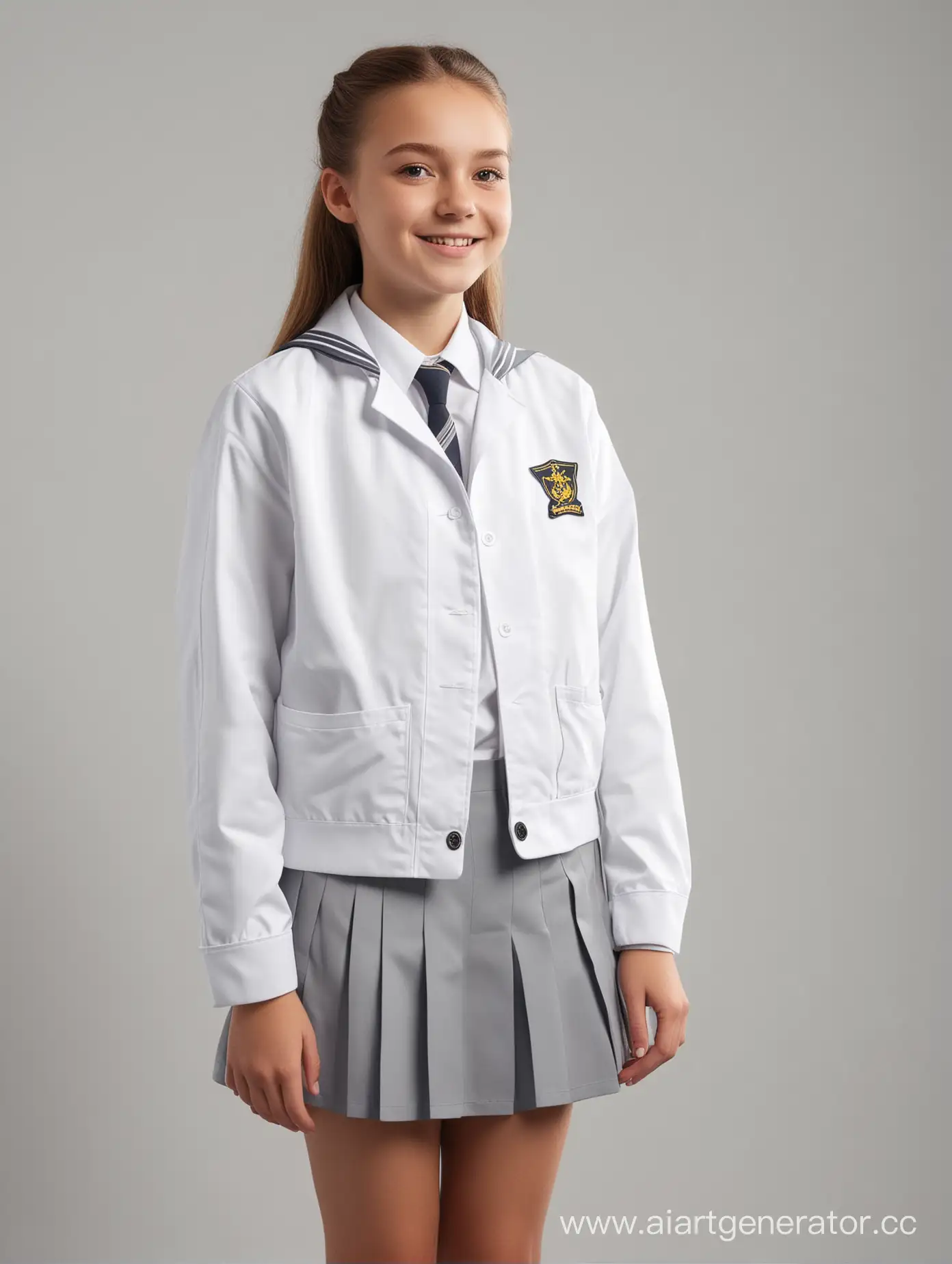 Teenage-Class-Captain-in-White-Cropped-Jacket-School-Uniform-4K-Image