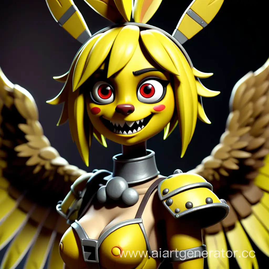 Wing-from-Dota-in-Chica-from-FNAF-Costume