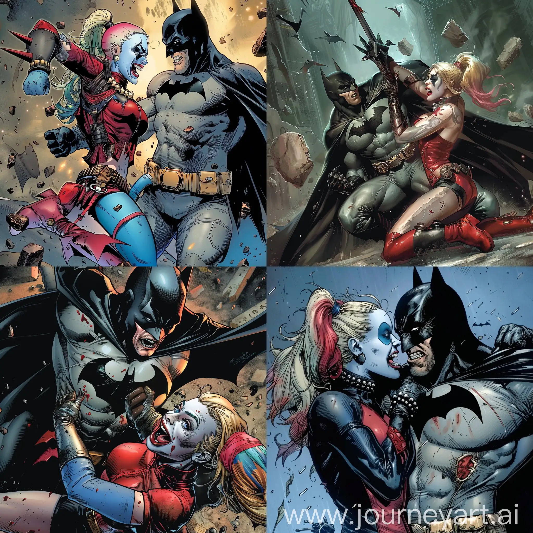 Harley-Quinn-Overpowers-Batman-in-Epic-Battle