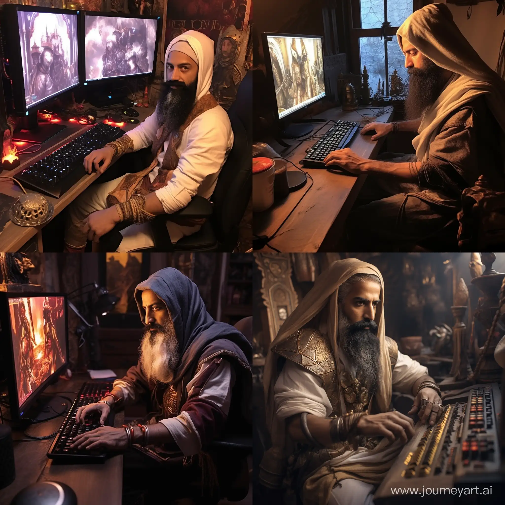 Osama-Immersed-in-World-of-Warcraft-Adventure