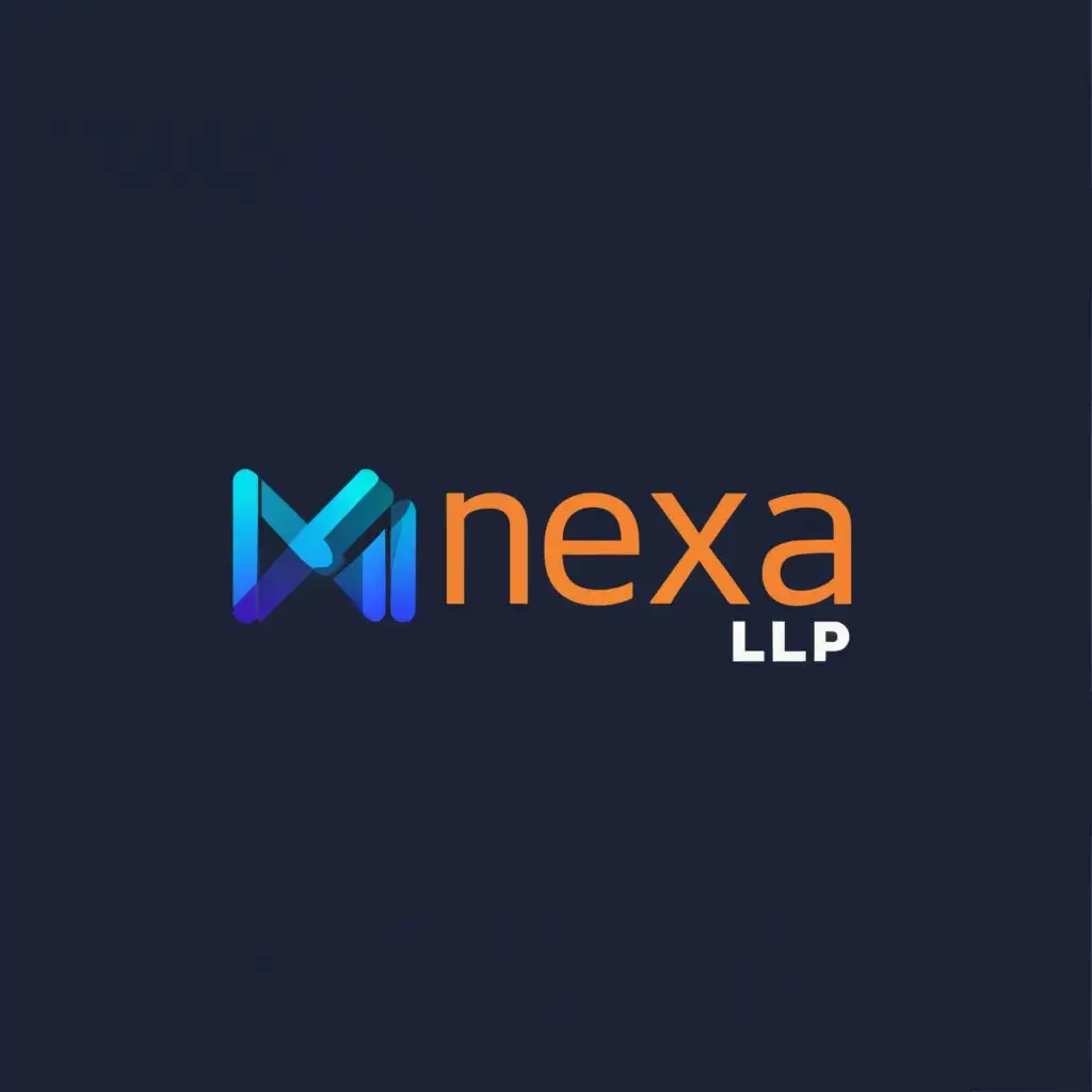 a logo design,with the text "Nexa IT Services Llp", main symbol:Nexa,Moderate,be used in Technology industry,clear background