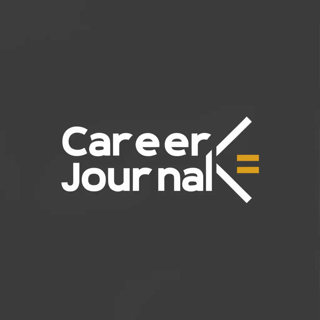 a logo design,with the text "Career Journal+", main symbol:Career Journal+,Moderate,clear background
