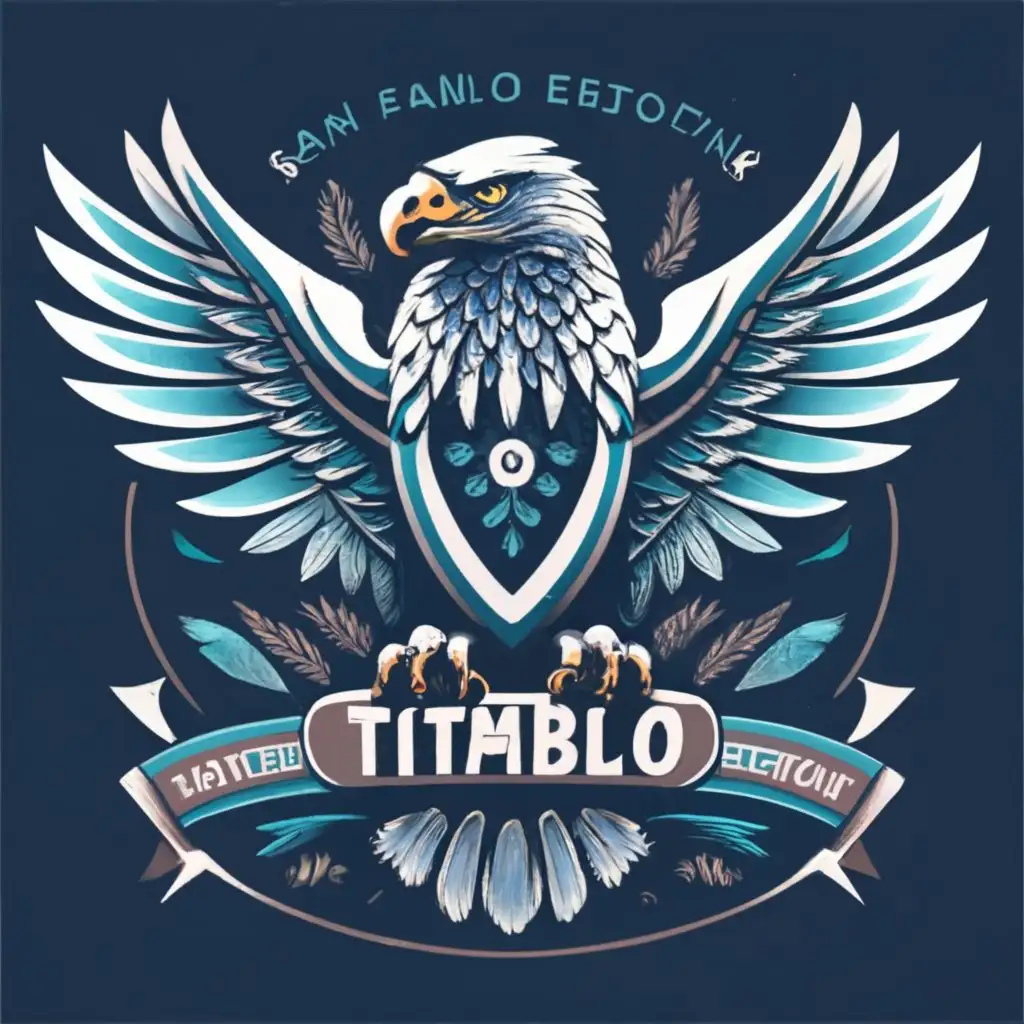 LOGO-Design-for-San-Pablo-Executive-Titanium-Eagles-Club-Majestic-Philippine-Eagle-Emblem-in-Titanium