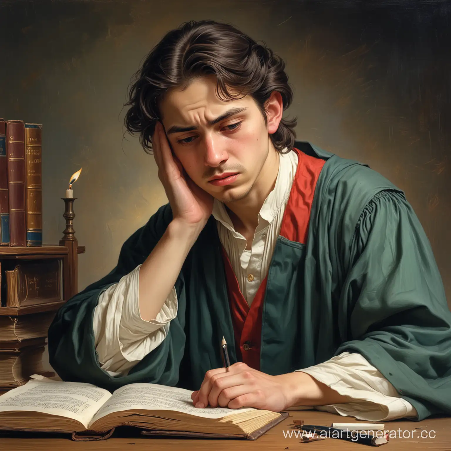 Struggling-Young-Scholar-in-Deep-Contemplation