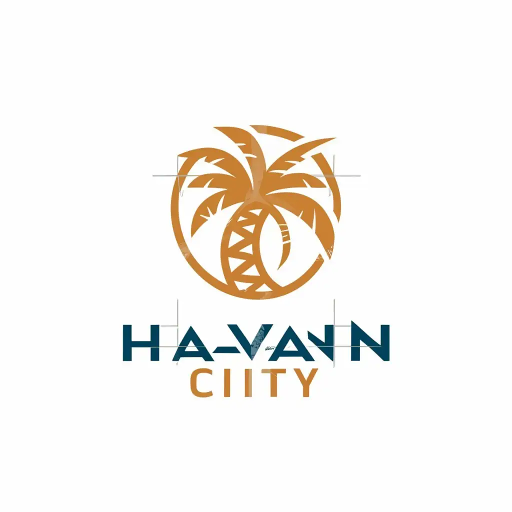 a logo design,with the text "Havana city", main symbol:I need logo saple havana city type style,Moderate,clear background