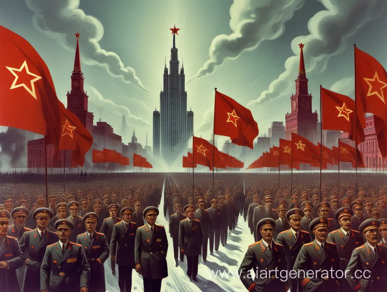 Советская антиутопия если бы капитализм бы выйграет
