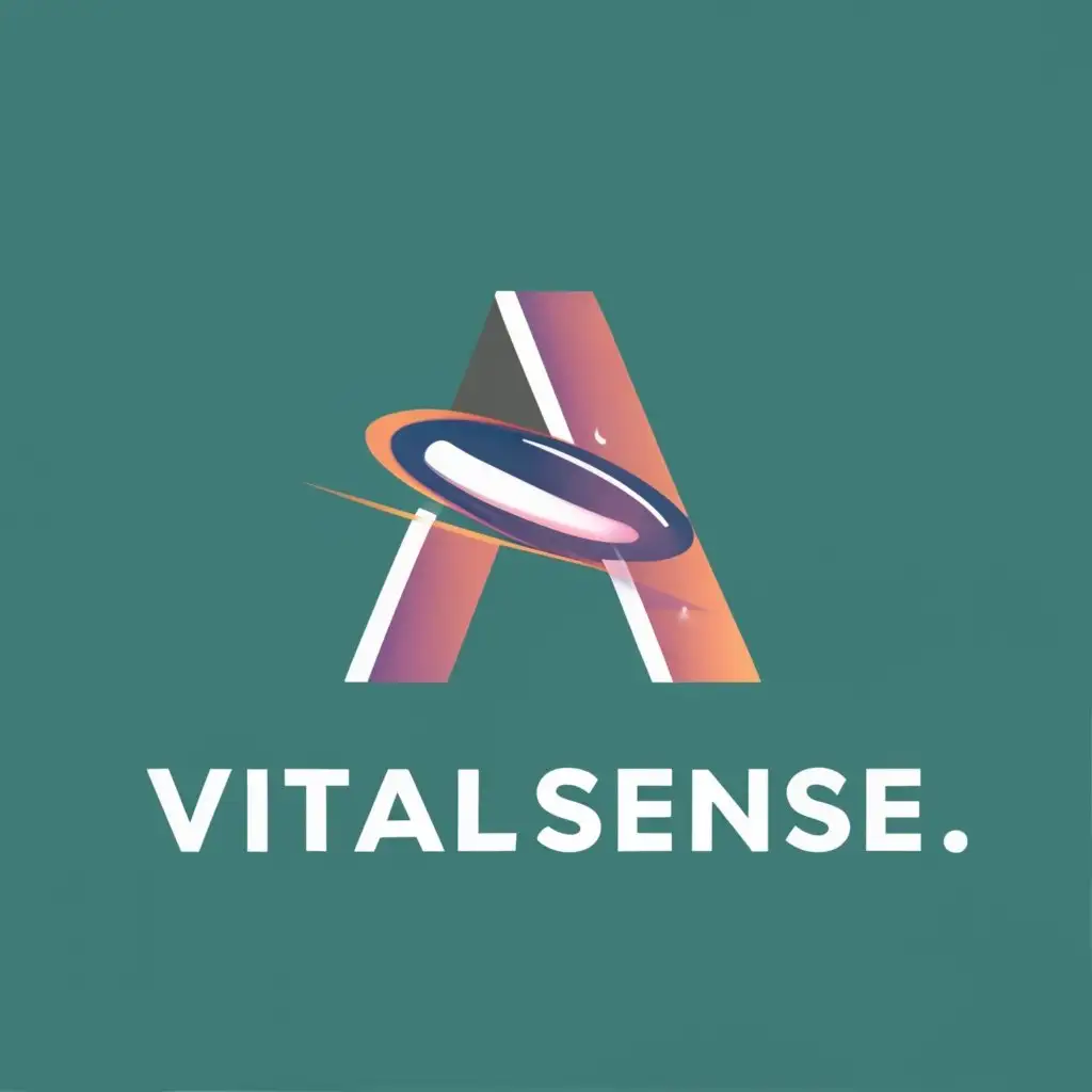 logo, technology healthcare, with the text "vitalsense.space", typography, be used in Technology industry