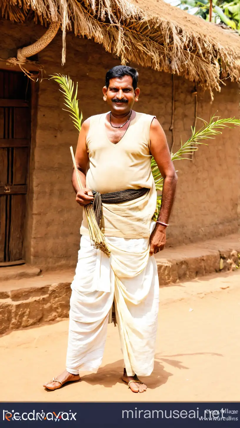 Traditional Village Man from Maharashtra India