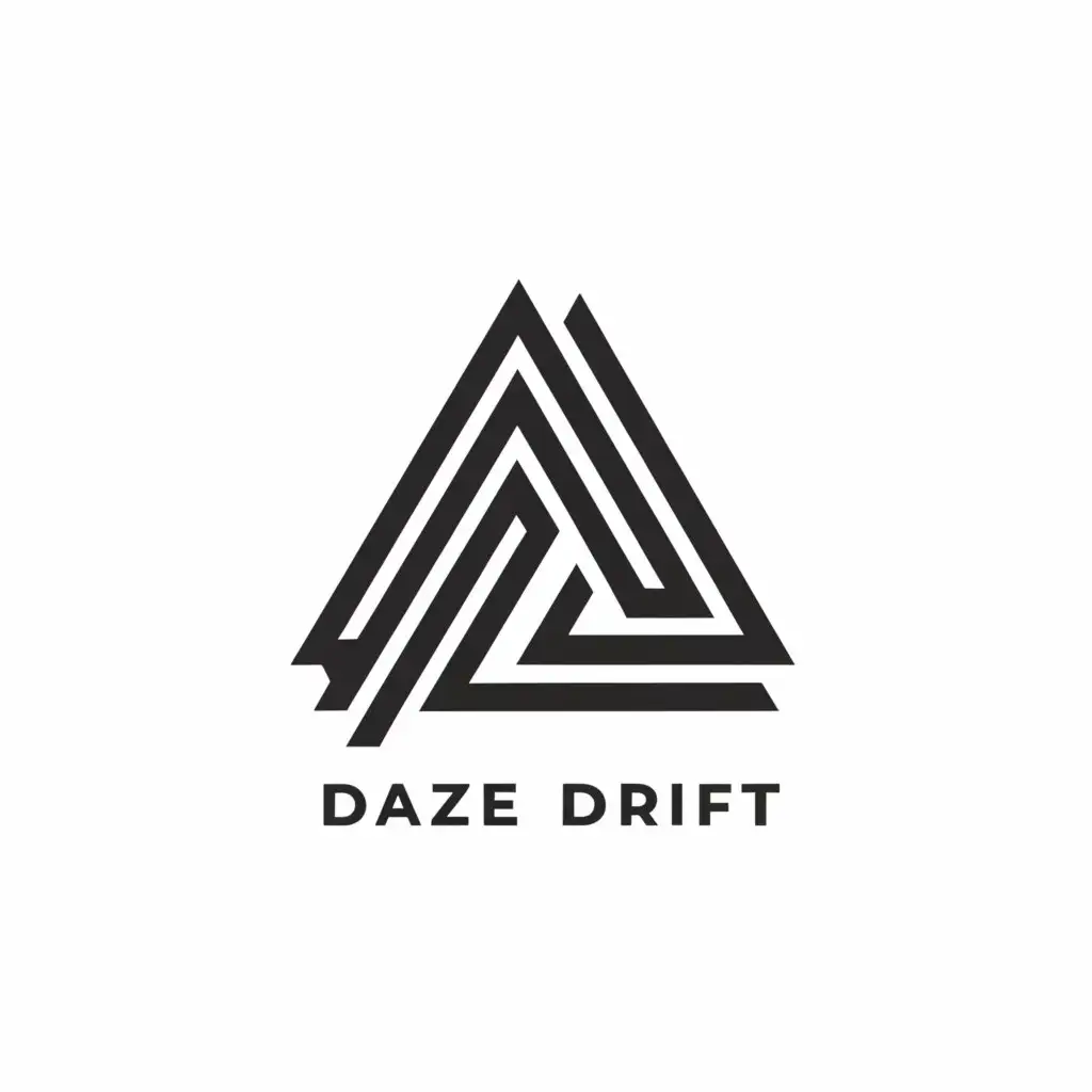 a logo design,with the text "Daze Drift", main symbol:Daze,Moderate,clear background