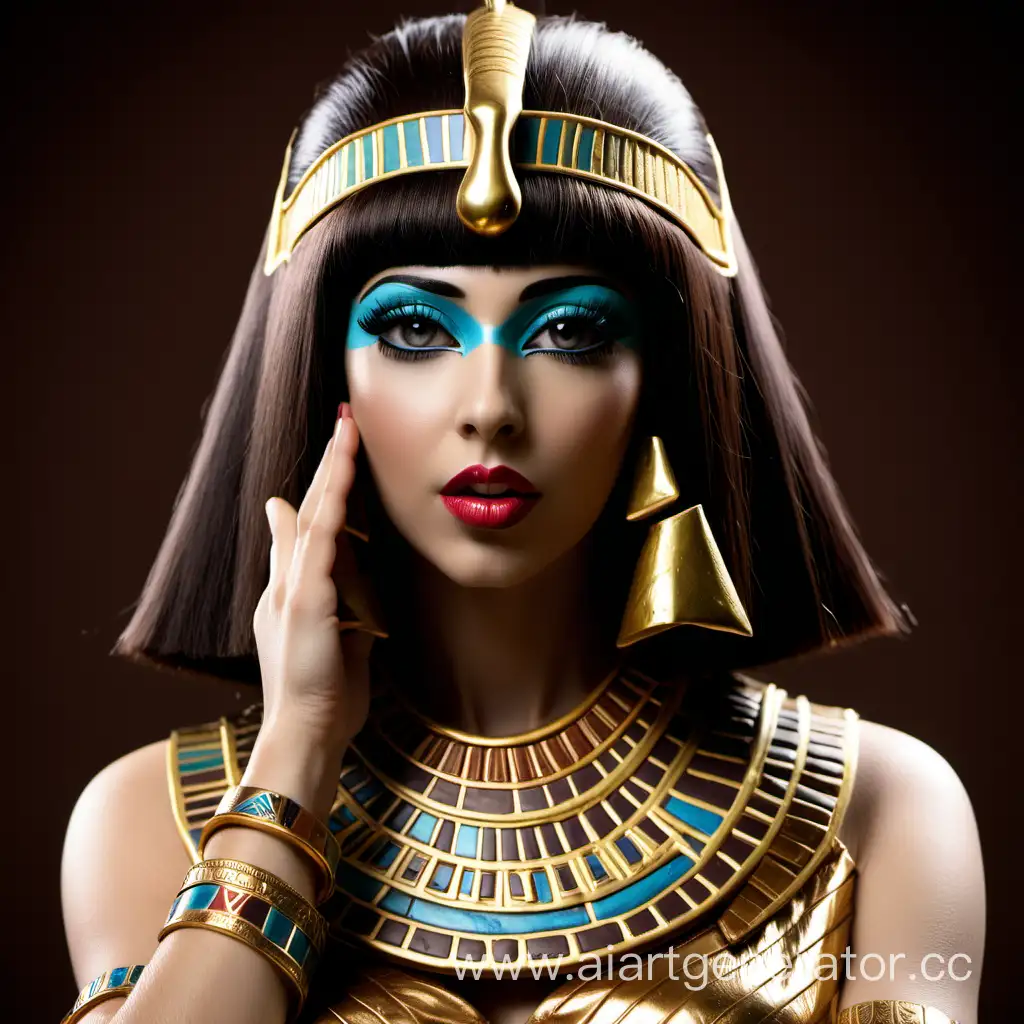 Cleopatra-Enjoying-a-Decadent-Chocolate-Kiss