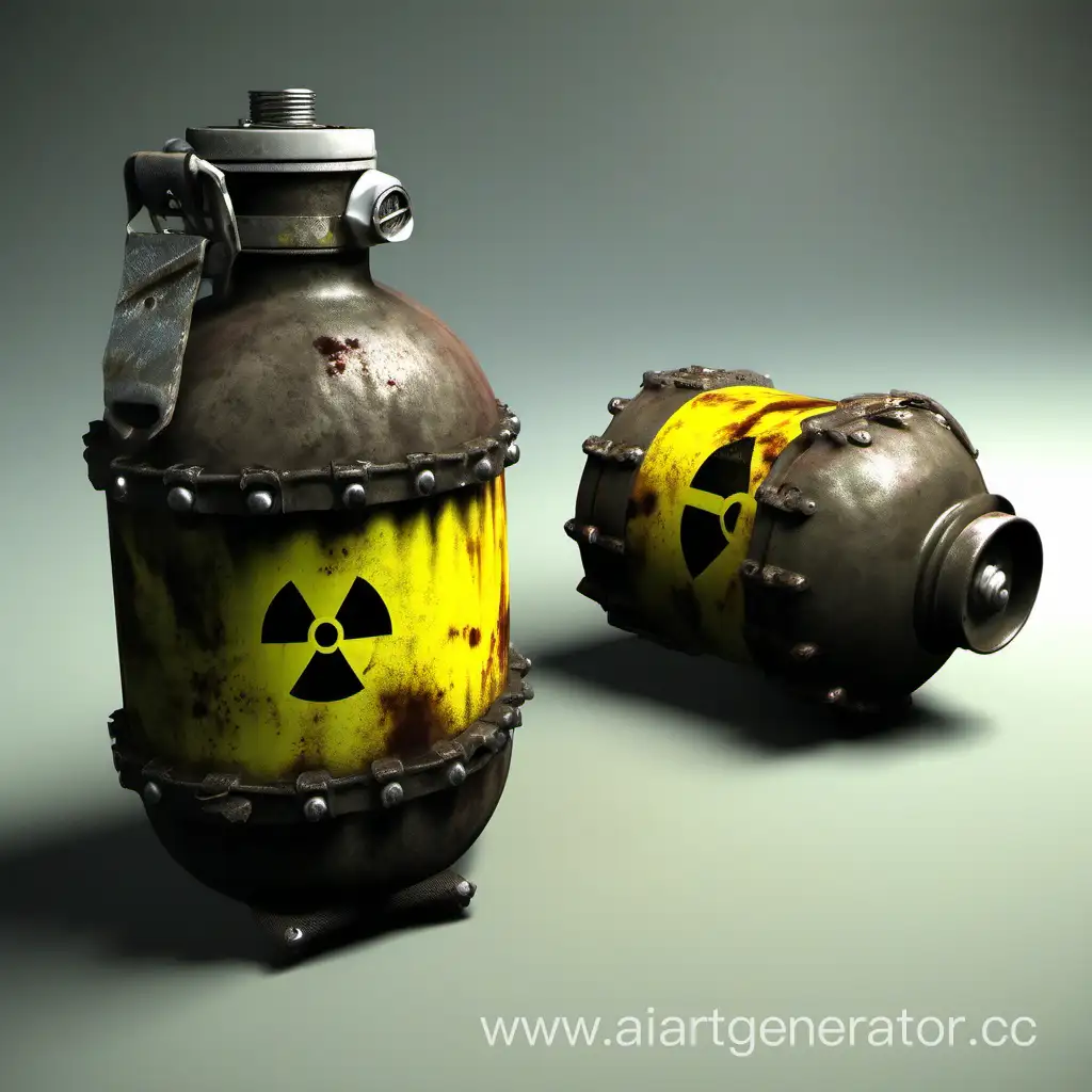 Survivor-Holding-Radioactive-Grenade-in-PostApocalyptic-Wasteland