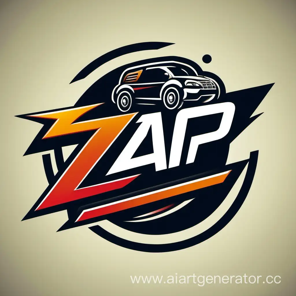 ZAP-SHOPING-Auto-Goods-and-Spare-Parts-Store-Logo-with-Shopping-Cart