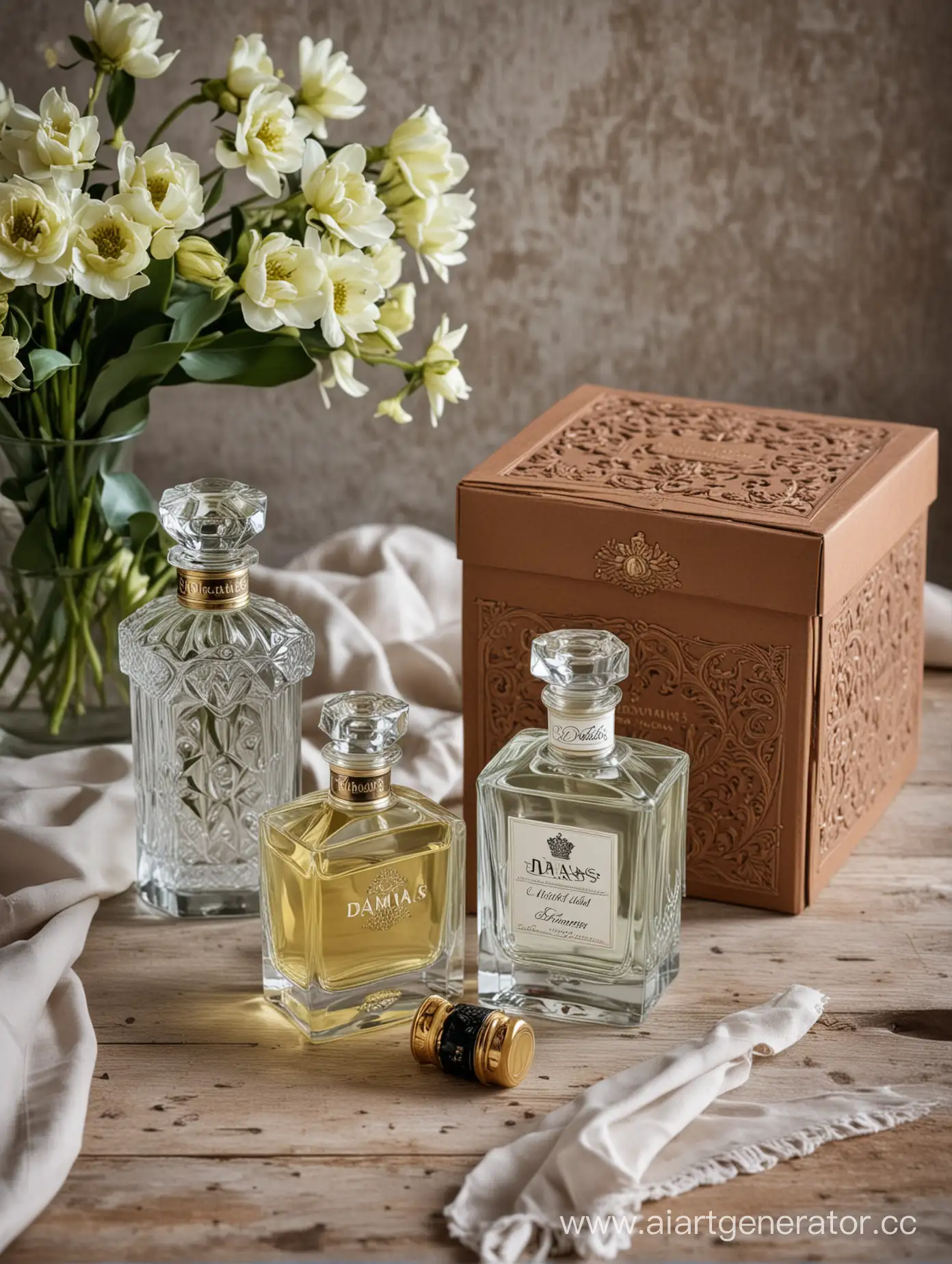 Flemish-Baroque-Painting-Inspired-Still-Life-with-Damas-Cologne-and-Contest-Winning-Box