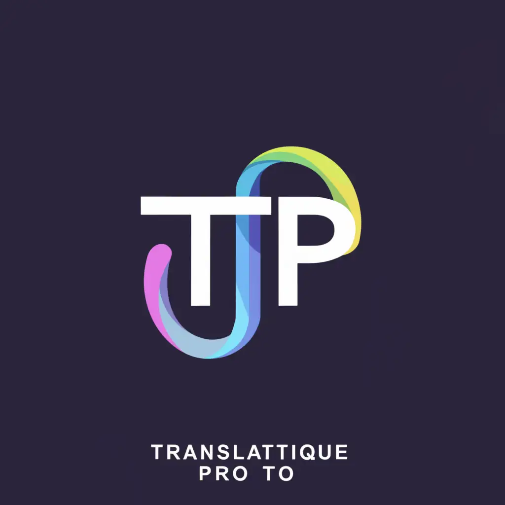 a logo design,with the text "Translatique Pro", main symbol:TP,complex,be used in Internet industry,clear background
