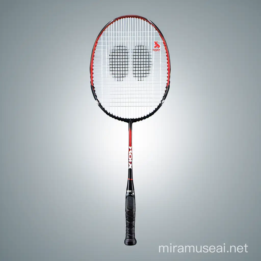 Create an Ad creative for the brand 'Yonex' showcasing a badminton racket. Highlight the product's discounted pricing or special offers in a compelling way to encourage customers to make a purchase.