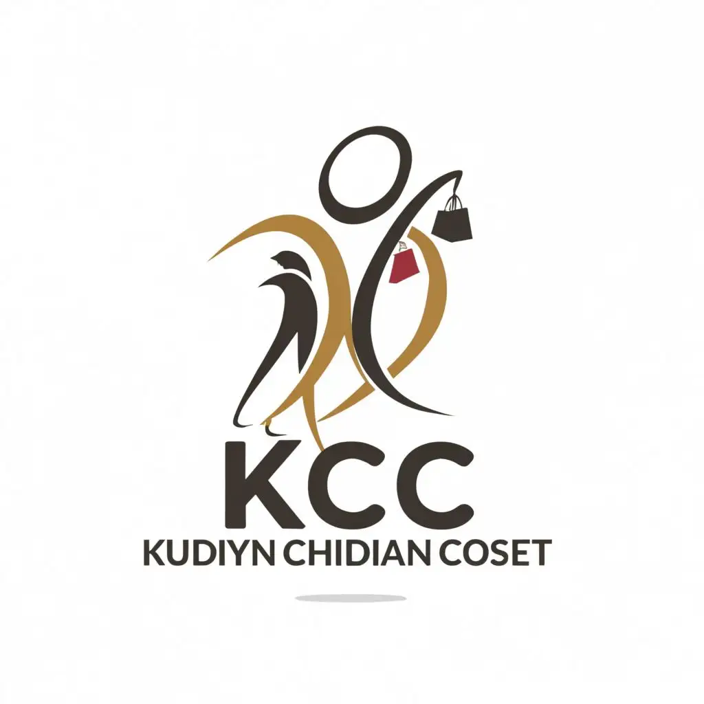a logo design,with the text "KCC", main symbol:KUDIAN_CHIDIAN_CLOSET,Moderate,clear background