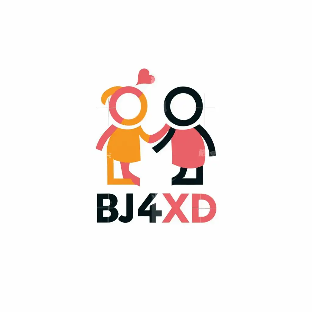 Logo-Design-for-BJ4XD-Girls-Chat-with-Boys-in-a-Clear-Background