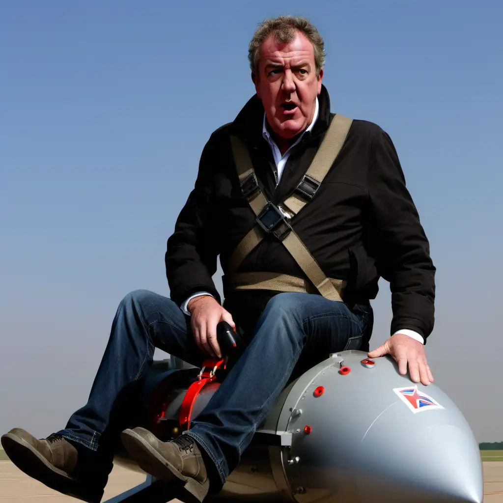 Jeremy Clarkson Strapped to a Rocket Thrilling Stunt and Daring Adventure