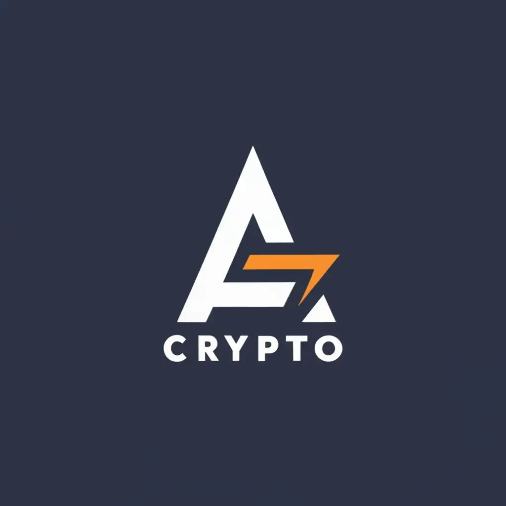 logo, CRYPTO, with the text "A Z CRYPTO", typography, be used in crypto industry