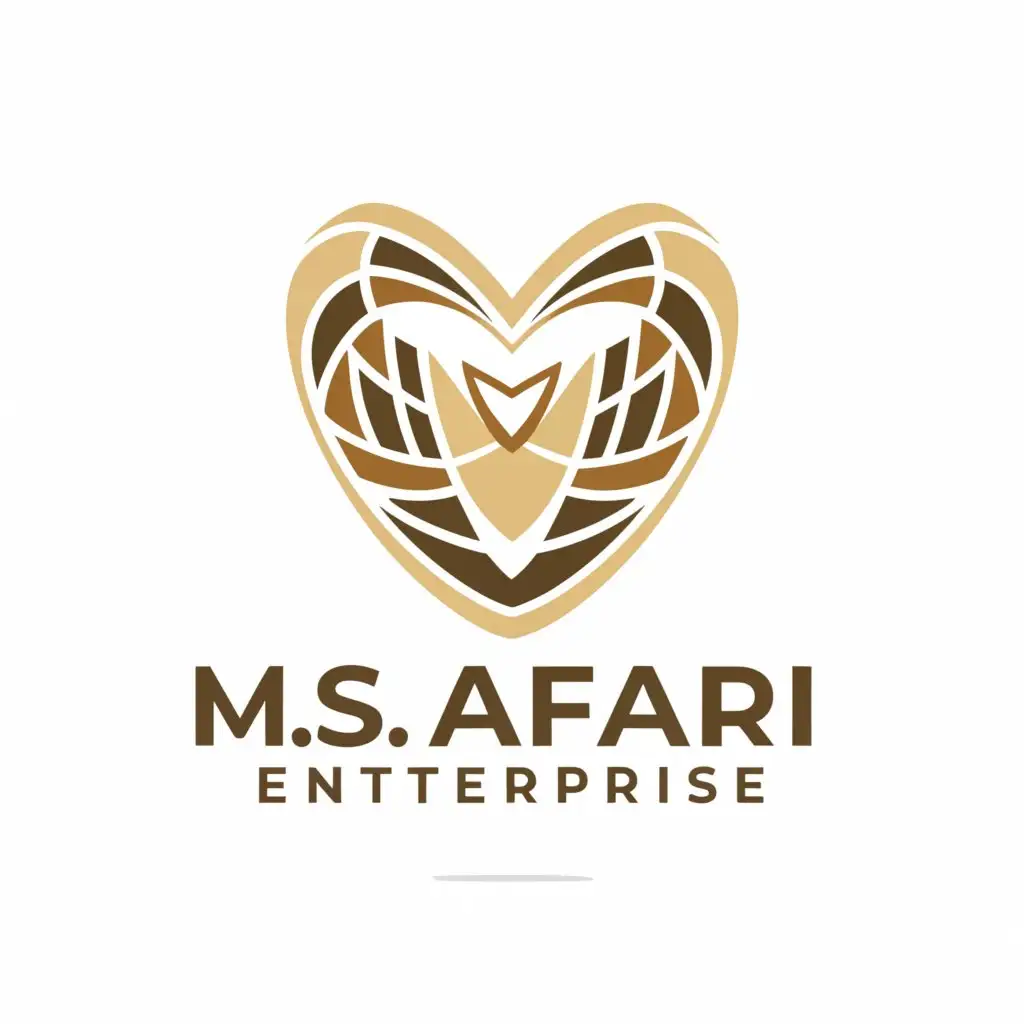 a logo design,with the text "M.S. Afari Enterprise", main symbol:Passionate to serve,complex,be used in Retail industry,clear background