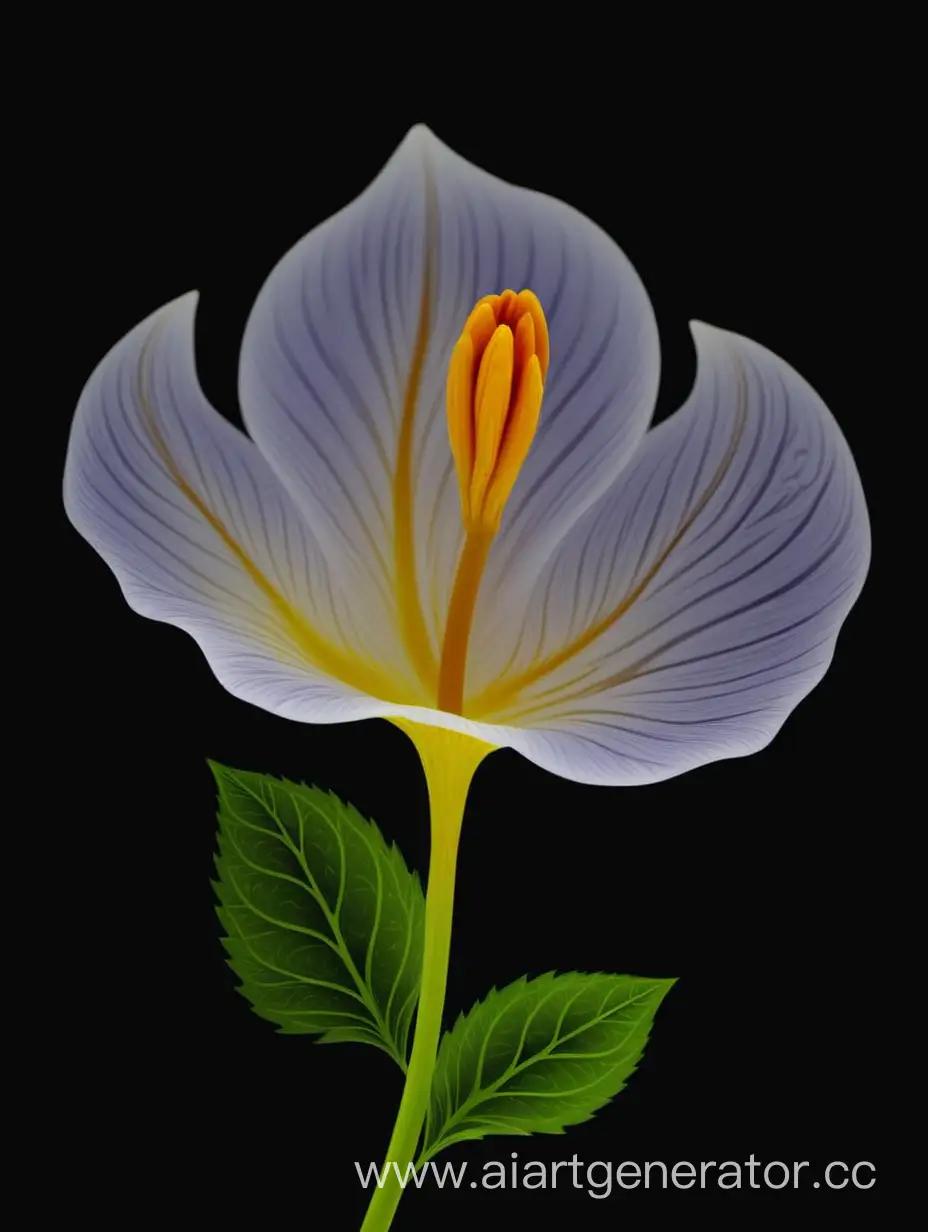 Amarnath-Flower-Blossom-on-Black-Background