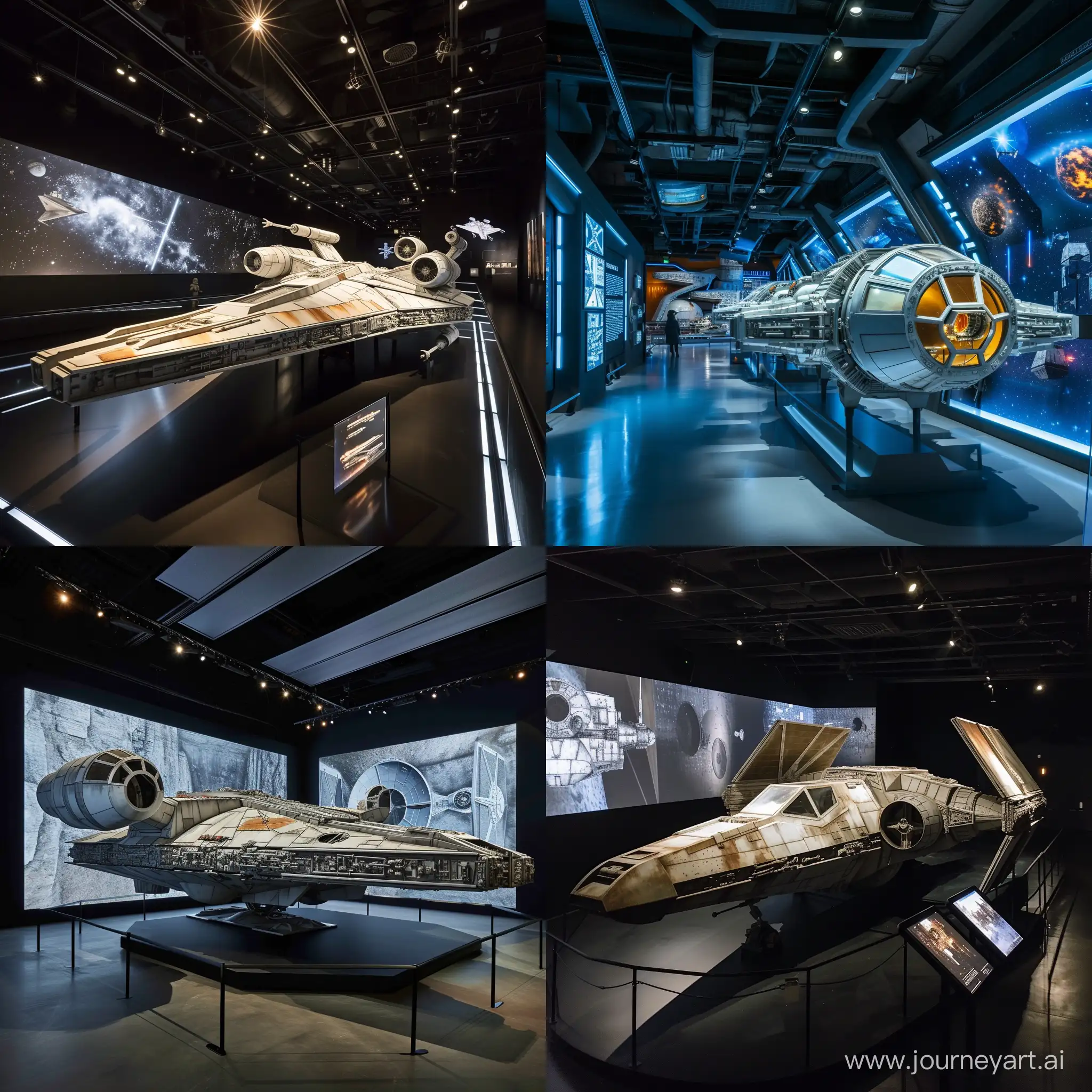Futuristic-Spaceship-Displays-Intergalactic-Marvels-in-Star-Wars-Style