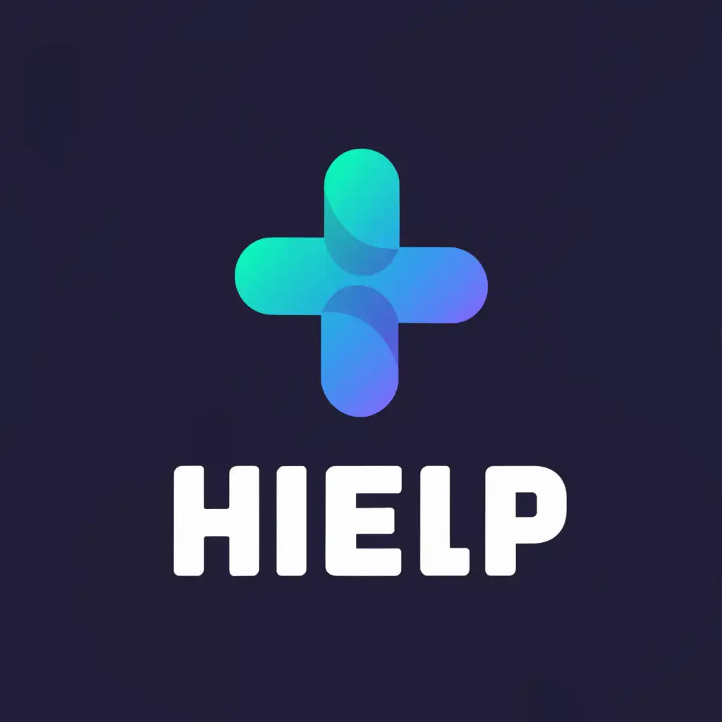 a logo design,with the text "help", main symbol:medical cross,Moderate,clear background