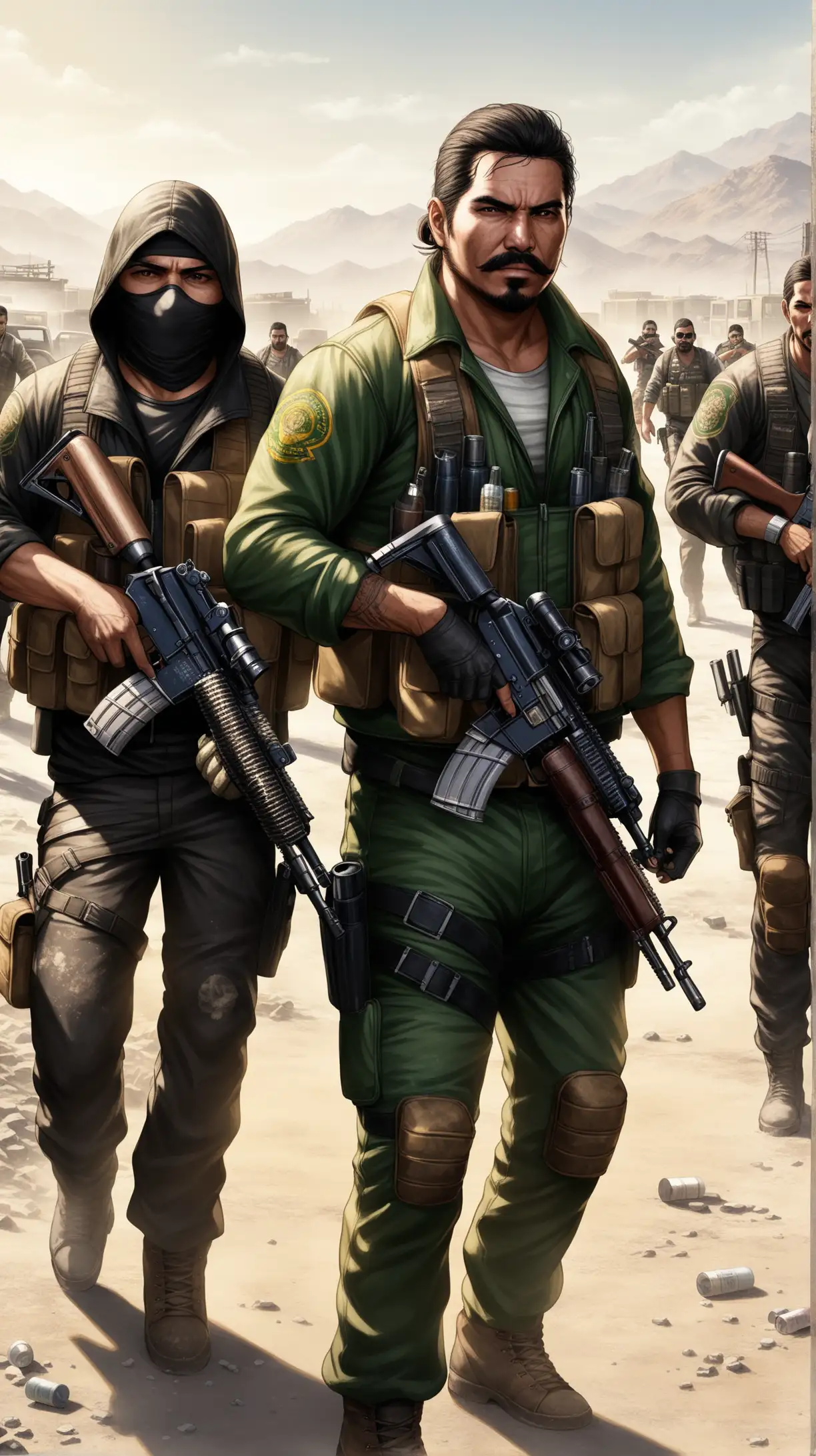 Mexican Drug Cartel Members in PostApocalyptic Fallout Universe