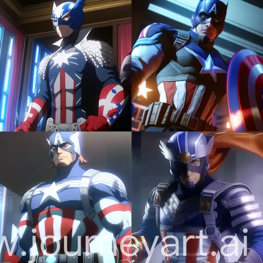 King-from-Tekken-7-in-AnimeInspired-Captain-America-Costume