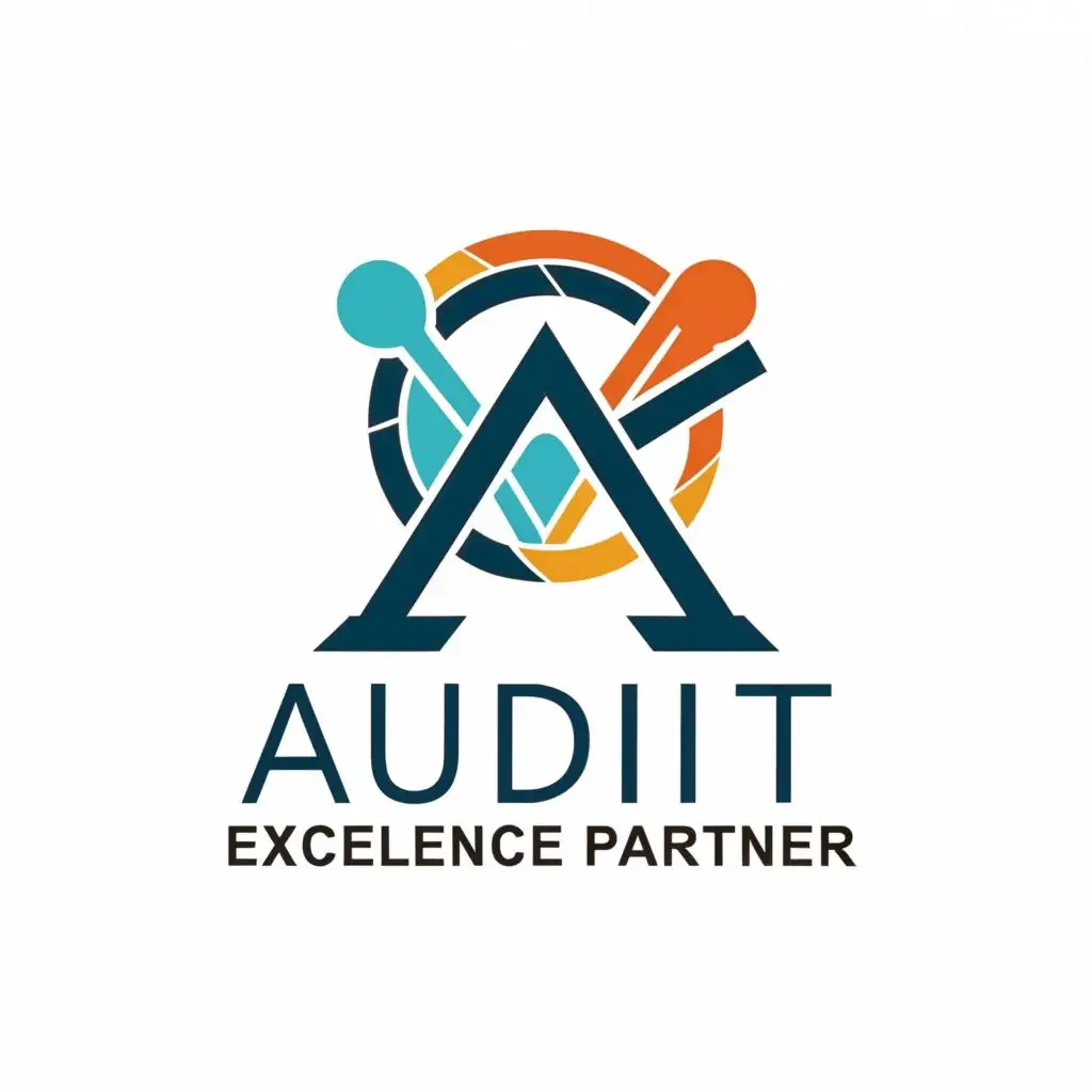 logo, audit symbol with Professional touch, with the text "audit excellence Partner", typography, be used in Finance industry