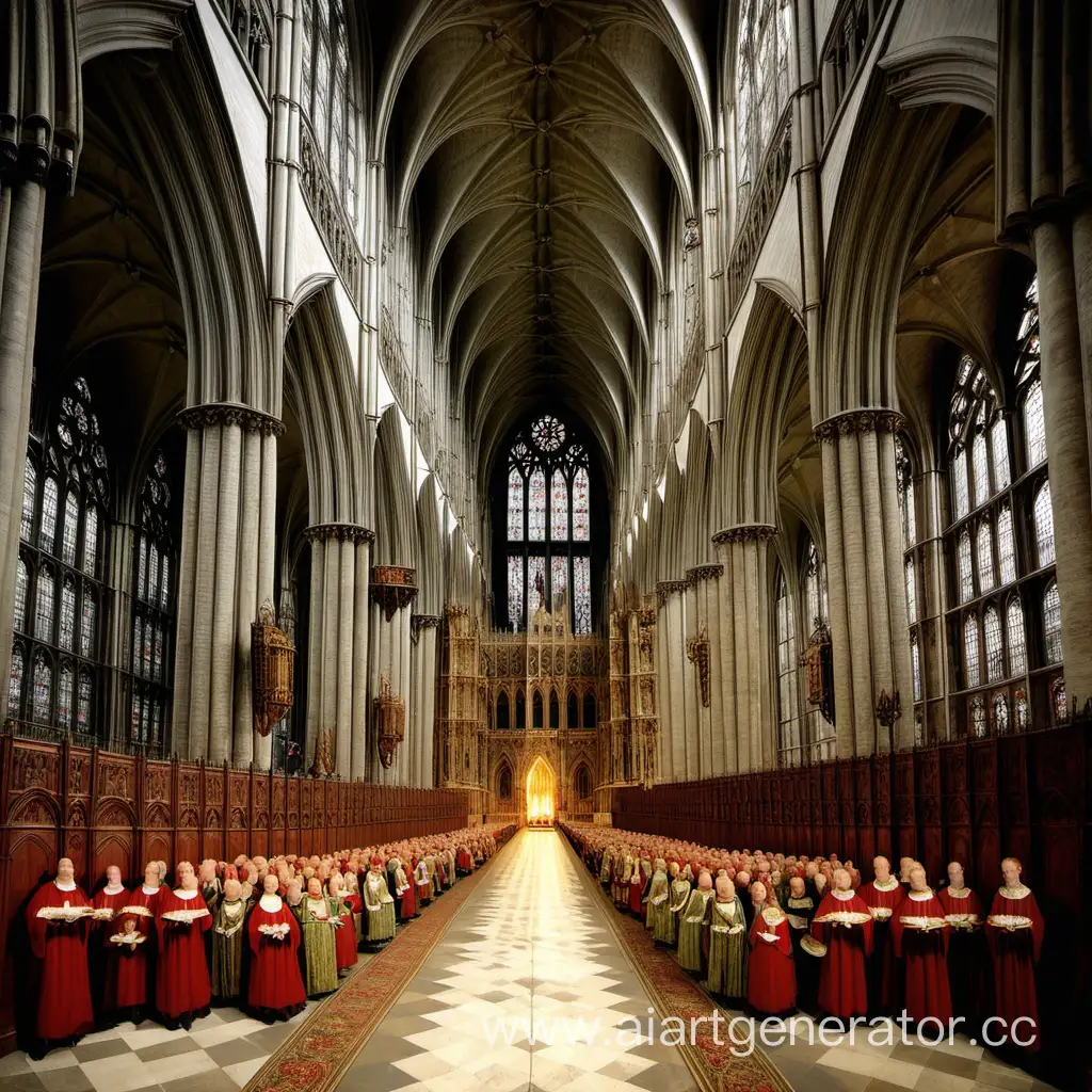 A sumptuous line Westminster Abbey by Stella Joseph and Robert Hubert