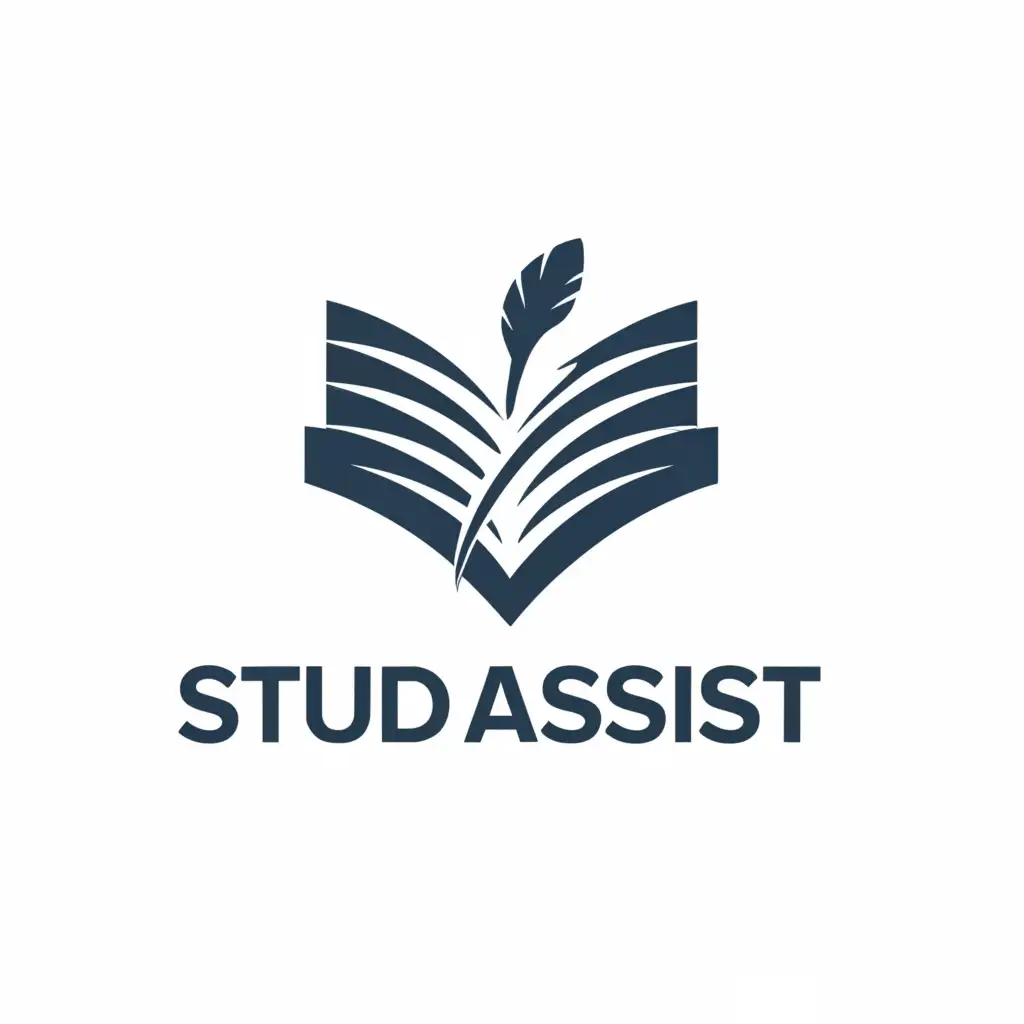 LOGO-Design-For-Stud-Assist-Scholarly-Book-Emblem-for-Educational-Services