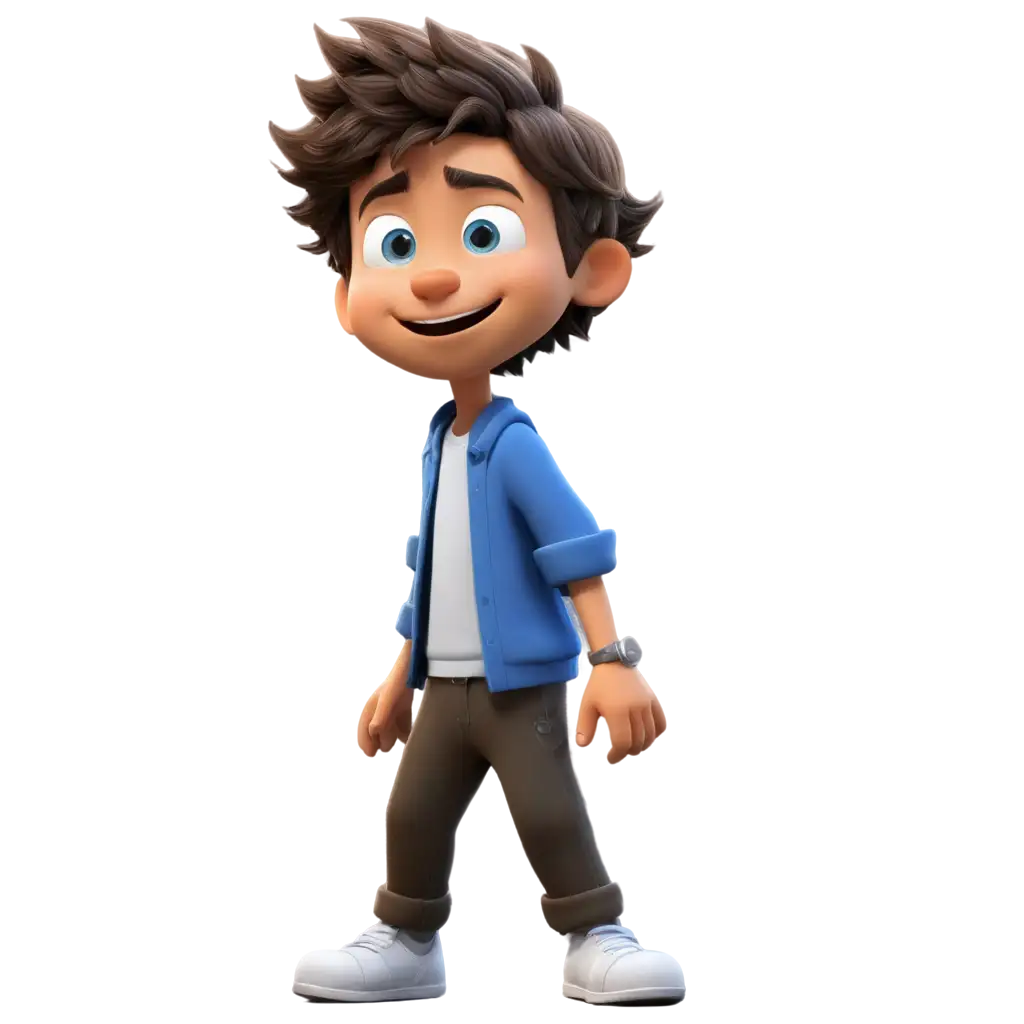 Adorable-Cartoon-Character-Boy-Delightful-PNG-Image-for-Versatile-Digital-Content
