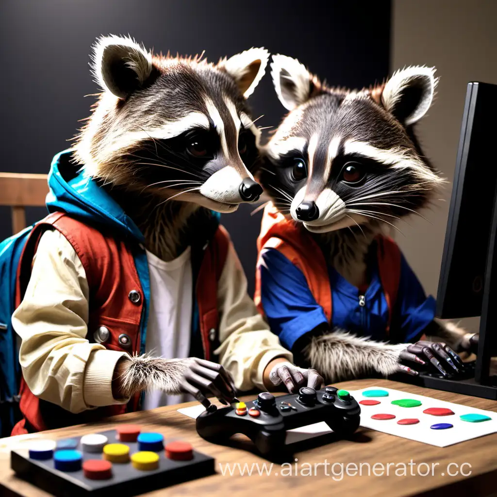 Creative-Raccoon-Artist-and-Gaming-Enthusiast