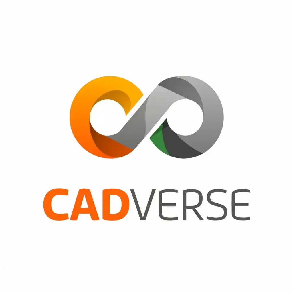 logo, AUTOCAD SYMBOL, with the text "CAD VERSE", typography, be used in Education industry