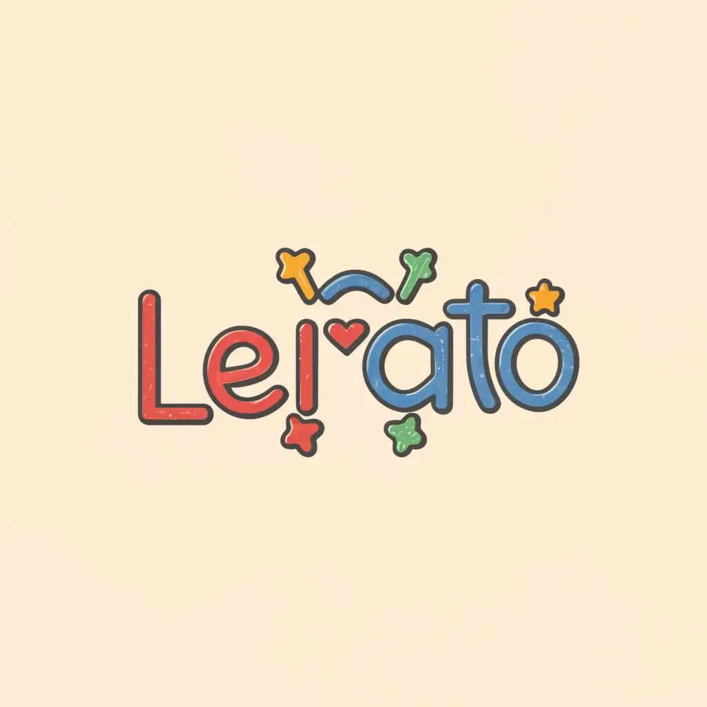 LOGO-Design-for-Lerato-Cartoon-Couple-Emblem-on-a-Clear-Background