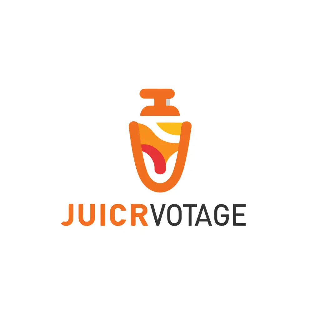 a logo design,with the text "JuicerVotage", main symbol:Juicer,Moderate,clear background
