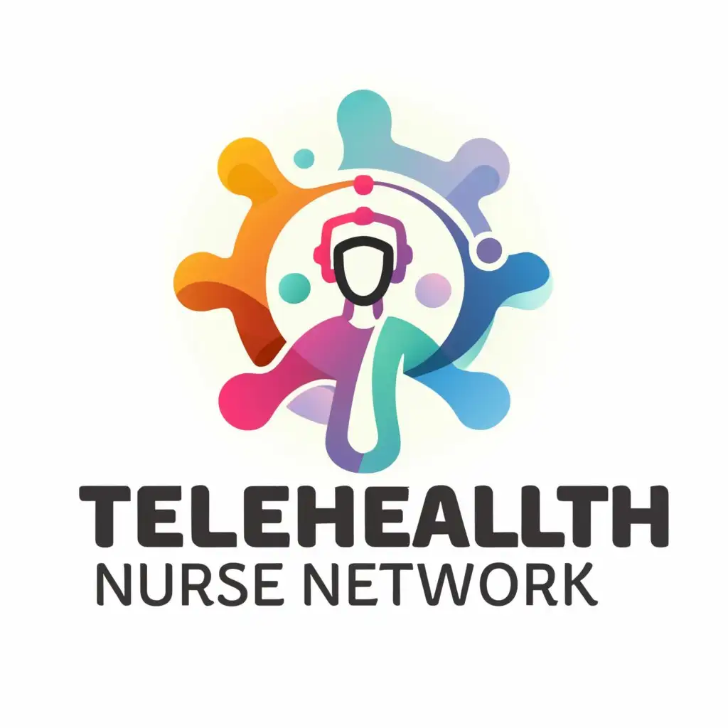 a logo design,with the text "Telehealth Nurse Network", main symbol:NEED this logo to include icon Remote and telehealth triage,Moderate,clear background